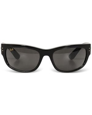 Ray-Ban Mega Balorama Rectangle-Frame Sunglasses - Grey