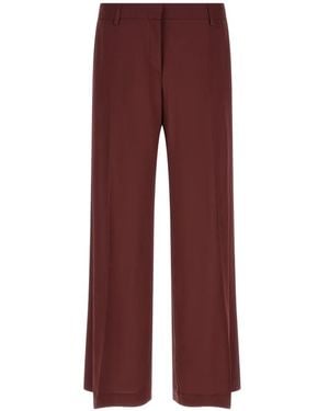 Alberto Biani Wide-Leg Palazzo Pants - Red
