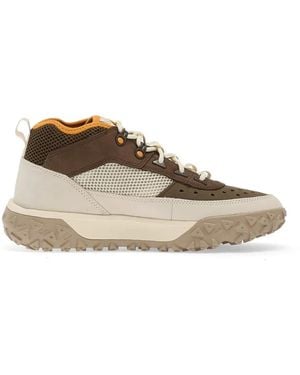 Timberland Lace-Up Motion Sneakers - Natural