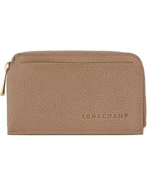 Longchamp Le Foulonné Zip-Fastening Cardholder - Brown