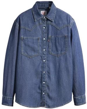 Levi's Camisa Teodora Western - Azul