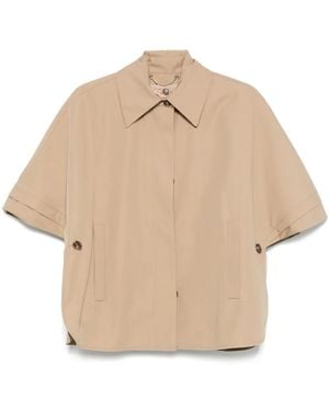 Max Mara Parole Cape - Natural