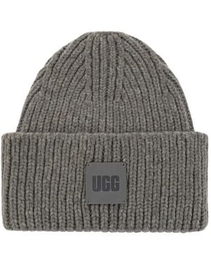 UGG Berretto Con Applicazione Logo - Grigio