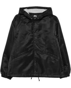 Stussy Hooded Jacket - Black