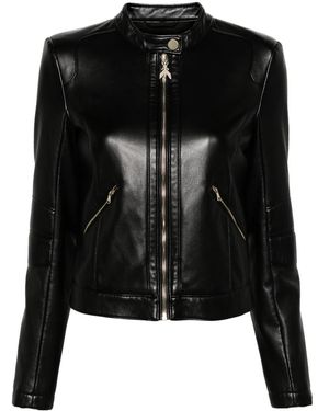 Patrizia Pepe レザージャケット | ブラック | FARFETCH JP