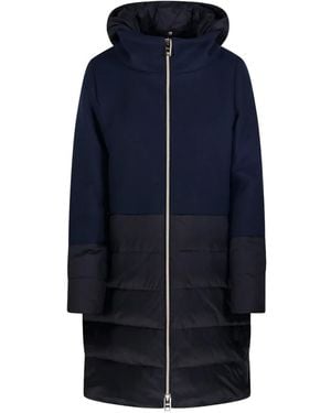 Herno Nuage Mantel Mit Einsätzen - Blau