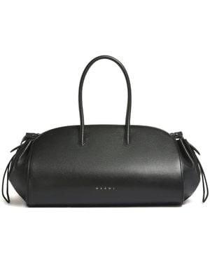 Marni Medium Tulipea Top-Handle - Black