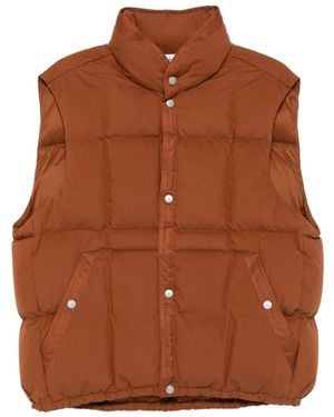 Stone Island パデッドベスト - ブラウン