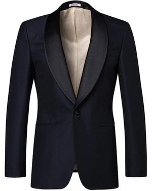 Fursac Virgin Wool Blazer - Blue