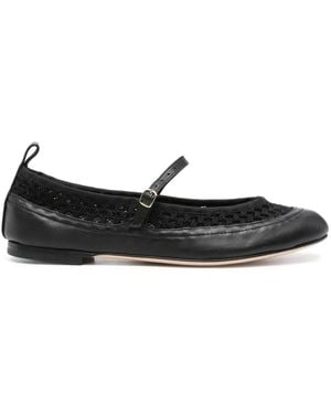 Agl Attilio Giusti Leombruni Milly Ballerina Shoes - Black