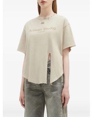 Musium Div. Cotton T-Shirt - Natural