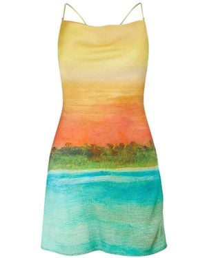 Donde Esteban Formentera Mini Dress - Green