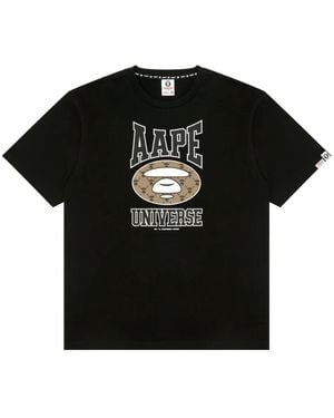 Aape By A Bathing Ape Graphic T-Shirt - Black