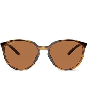 Oakley Round-Frame Sunglasses - Brown