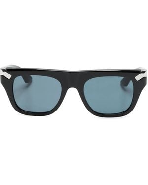 McQueen Punk Rivet Mask Occhiali Da Sole - Blu