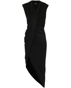 Balenciaga ドレープ ドレス - ブラック