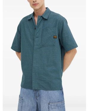 G-Star Pocket Striped Shirt - Blue