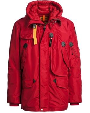 Parajumpers Hooded Padded Jacket - Red