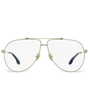 Victoria Beckham パイロット眼鏡フレーム - メタリック