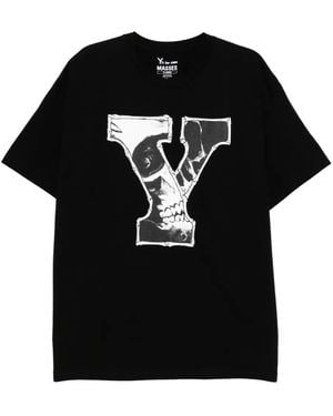 Y's Yohji Yamamoto Camiseta con estampado for men × MASSES - Negro