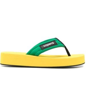 Coperni Foam Flip Flops - Yellow
