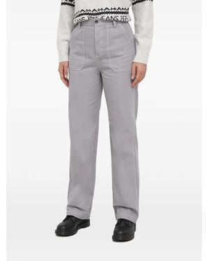 Benetton Straight-Leg Pants - Gray