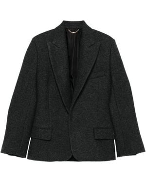 Victoria Beckham Veste À Simple Boutonnage - Noir