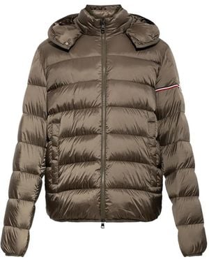 Moncler Ravenlock Hooded Down Jacket - Brown