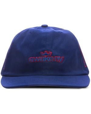 AWAKE NY Gorra Con Logo Bordado - Azul