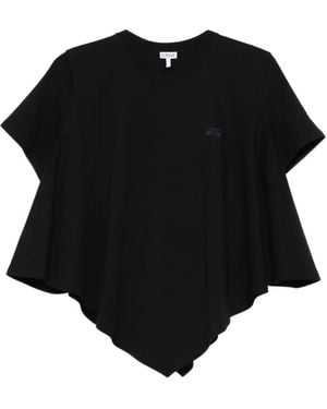 Loewe Cape Cotton T-Shirt - Black
