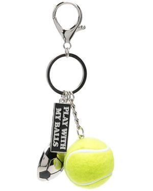 Carne Bollente Tennis ball keyring - Gelb