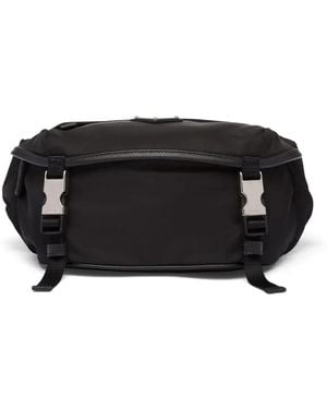 Prada Schultertasche Aus Re-Nylon - Schwarz