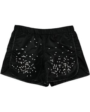 Doublet Spilled Rice Shorts - Black