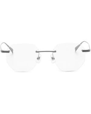 dunhill Gafas Con Montura Geométrica - Blanco