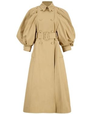 Gabriela Hearst Gabardina Eon Con Manga Farol - Neutro