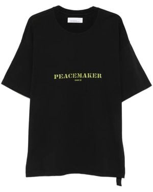 Peacemaker Oamc Logo-Print T-Shirt - Black