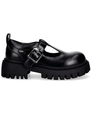 Buffalo Surge Jane Buckle-Fastening Platform Shoes - Black