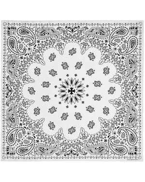 Chrome Hearts Bufanda Con Diseño De Bandana - Negro