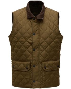 Barbour Quilted Corduroy Collar Jacket - Green