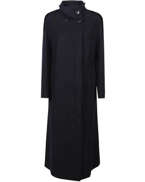 Herno High-neck Wool Coat - ブラック