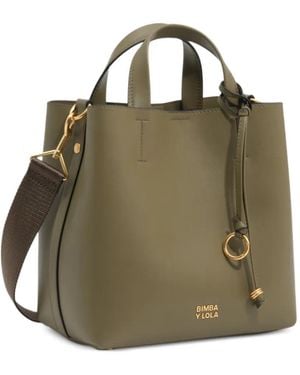 Bimba Y Lola Large Cactus Leather Chihuahua Bag - Green