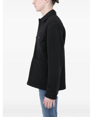 Woolrich Button Wool Jacket - Black