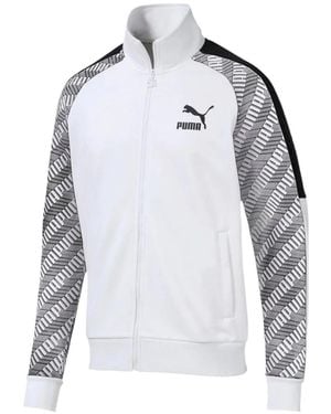 PUMA T7 Zip-Up Track Jacket - Gray