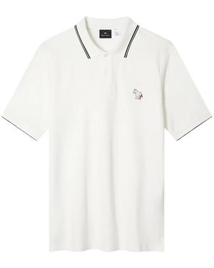 Mps Embroidered-Logo Polo Shirt - White