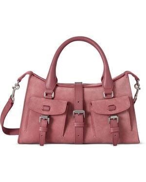 Mulberry Small Roxanne Buckled-Pocket Tote Bag - Pink