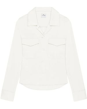 Courreges サテンシャツ - ホワイト