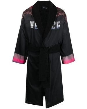 Versace Camisa Con Motivo De Paisaje - Negro