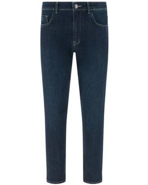 BOGGI Logo-Patch Jeans - Blue