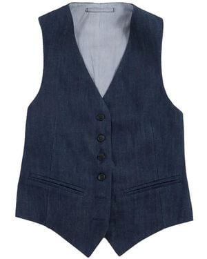 Fortela Debby Denim Gilet - Blue