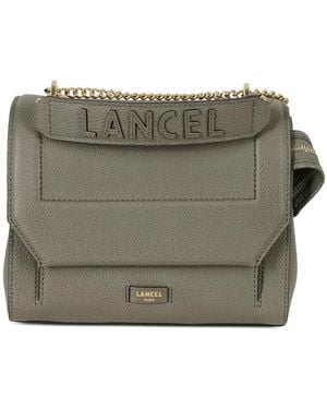 Lancel Medium Ninon Logo-Embossed Cross Body Bag - Grey
